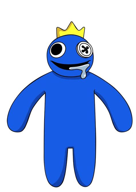 picture of blue from rainbow friends|rainbow friends blue clip art.